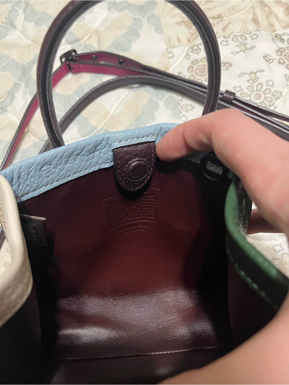 Coach Colorblock Micro Bag! - Picture 8 of 11